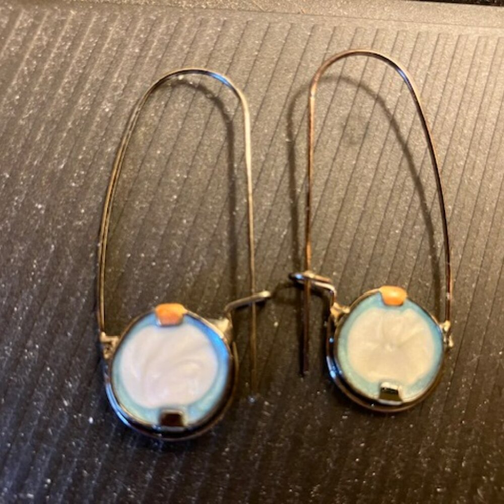 Unique Artisan Pearl Earrings